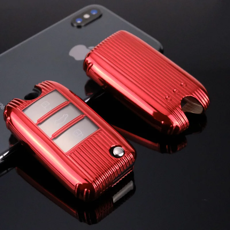 

Hot Sale New Soft TPU Car Key Case Full Cover keychain For Roewe RX5 i6 ERX5 i5 RX8 RX3 for MG6 MG ZS EV EZS HS EHS Accessories