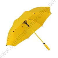 123cm anti thunder fiberglass auto open windproof anti static matching solid color outdoor sport golf umbrella