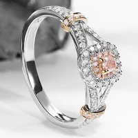 diwenfu s925 silver naturla vvs1 diamond ring for women anillos 2 carats diamond silver 925 jewelry gemstone diamond ring femme