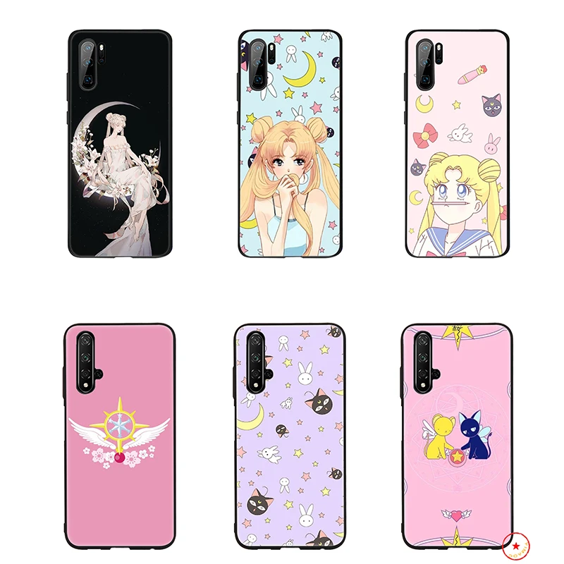 Мягкий силиконовый чехол Sailor Moon для huawei P30 P20 P10 Lite Pro P Smart Plus 2018 2019 Z |