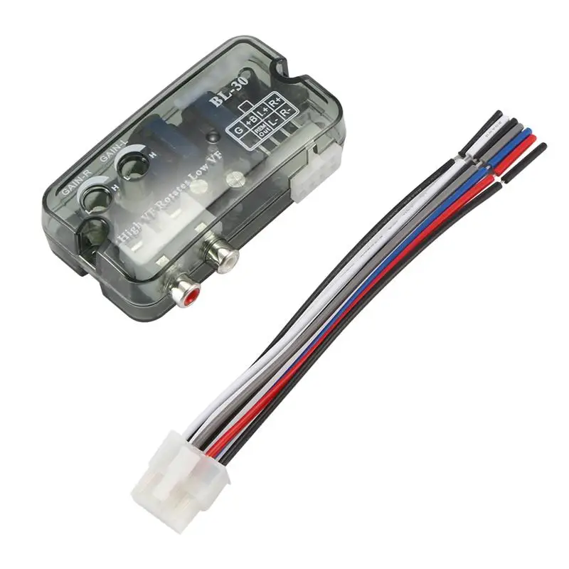 Автомобильный аудио адаптер 12 В с высоким к низким частотным преобразователем