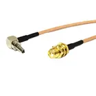 Отрезок кабеля SMA разъем перегородки К CRC9 штекер прямоугольный адаптер 15 см 6 