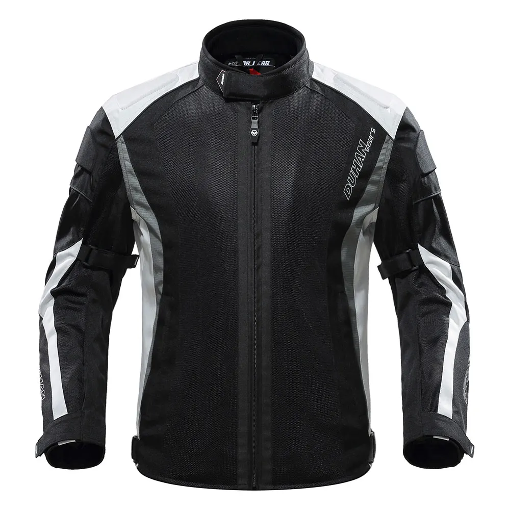 215 Black Jacket DUHAN, летняя мотоциклетная куртка, Мужская мотоциклетная куртка, Chaqueta, одежда для езды на мотоцикле, дышащая сетчатая куртка для прогулок, гонок, мотоциклетная куртка - Color: 215 Black Jacket