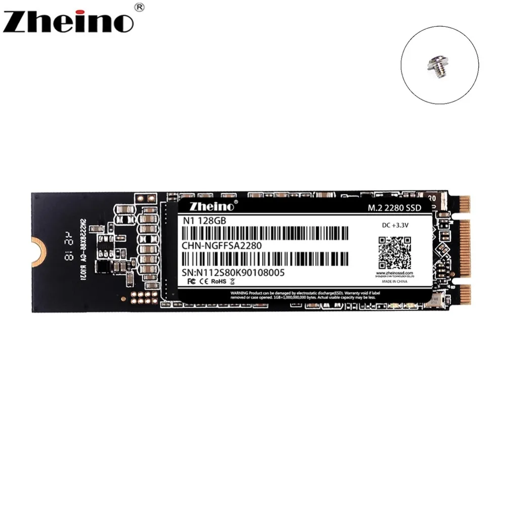 Zheino SSD M.2 2280 мм 2242 мм 64 Гб 128 ГБ 256 512 1 ТБ SATA Внутренний твердотельный жесткий диск для ноутбука