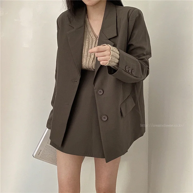 

Женский костюм с длинным рукавом, Свободный Повседневный костюм с длинным рукавом, весна-осень 2021