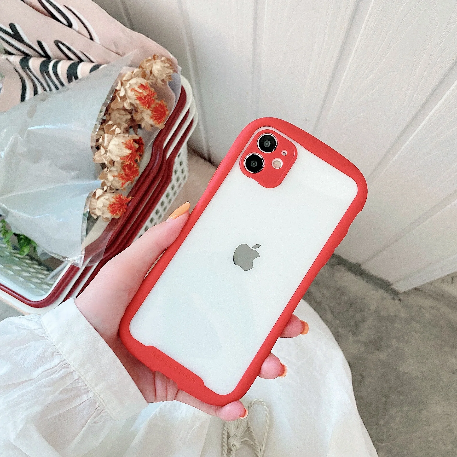 bumper shockproof clear iface case for iphone 12 11 pro anti drop hard back cover case for iphone x xr xs max 7 8 plus se2 capa free global shipping