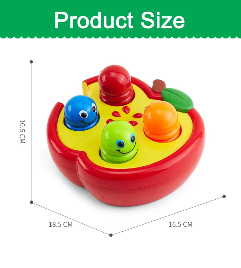 

Whack-a-mole toy Tap on a fruit borer Children's educational toys toys for kids baby toys