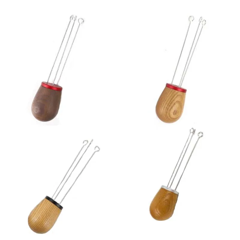 

Solid Wood Handle Needle Coffee Tamper, Espresso Tamper Distributor Leveler Tool, Needle Type Coffee Distributor