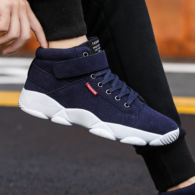 Кроссовки для бега мужские удобные высокие осенние спортивные кроссовки высокое