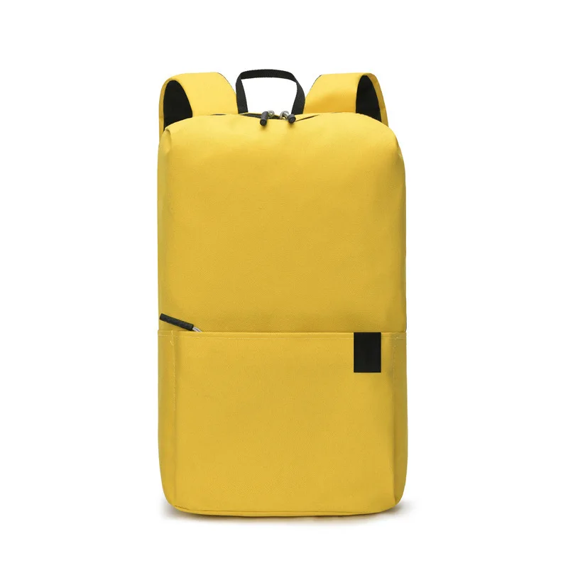 

Solid Color Backpack Colorful Outdoor Sports Backpack Student Bag Outing Travel Bag Minimalist Large-capacity Backpack