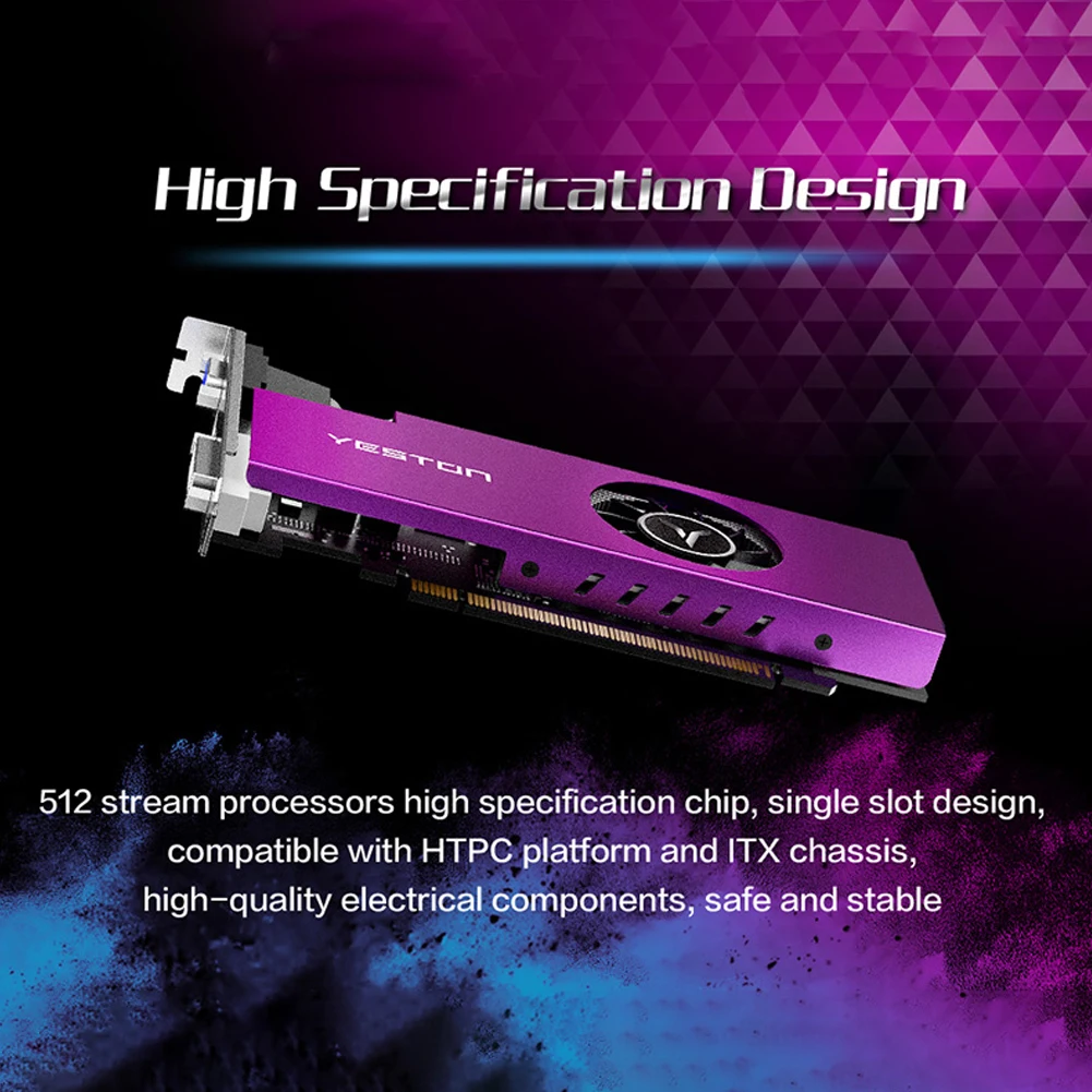 yeston radeon rx550 графическая карта 4 гб gddr5 pci express