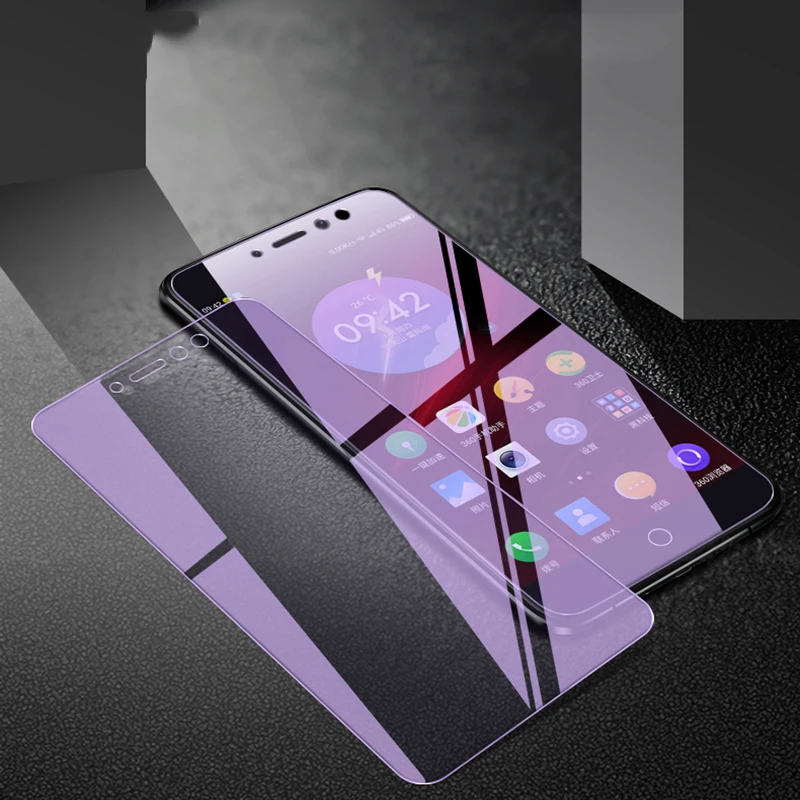 Закаленное стекло с защитой от синего излучения для Samsung Galaxy A7 A6 A8 Plus J2 J6 J7 Pro J8 2018
