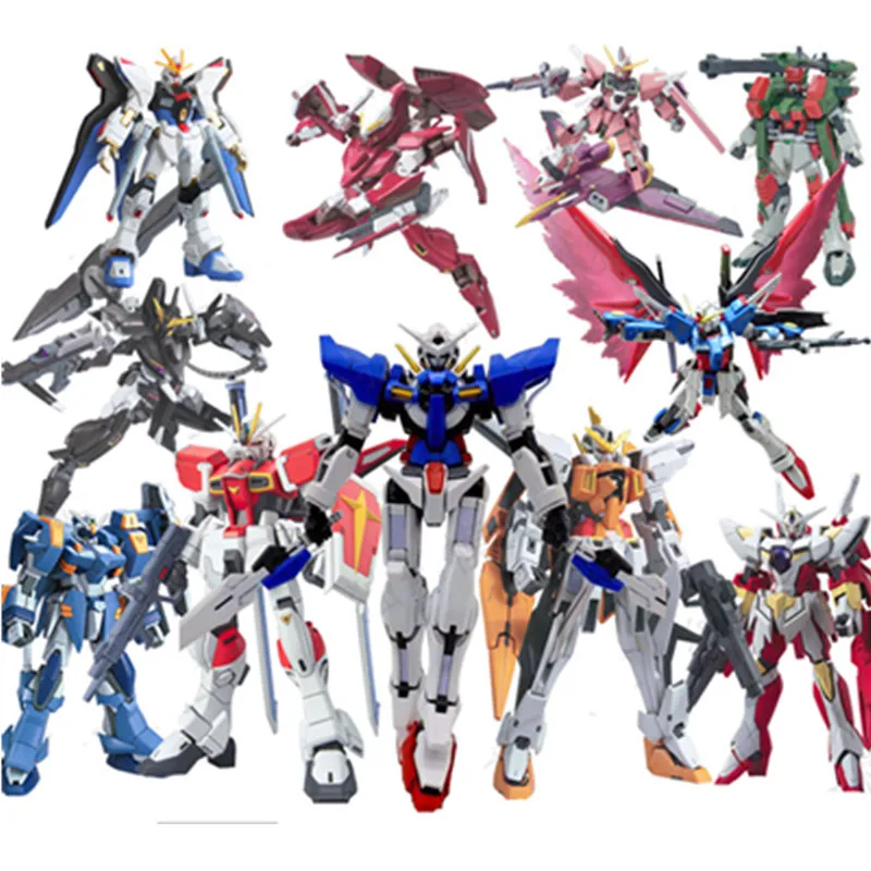 Сборная модель робота сделай сам маленькое украшение декоративная Gundam полностью
