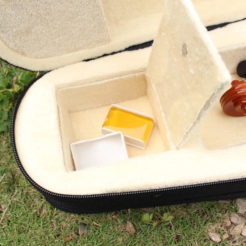 Violin Case1/10 1/8 1/4 1/2 3/4 4/4 A Make Violino бархатный черный Жесткий футляр рюкзак защита Gig Basic