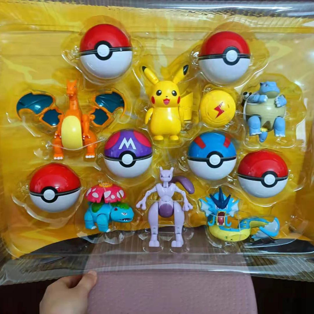 

Экшн-Покемоны трансформер игрушки для детей большая Пикачу лунала гиарадоны Charizard SOLGALEO трансформер покебал подарок для детей на день рождения