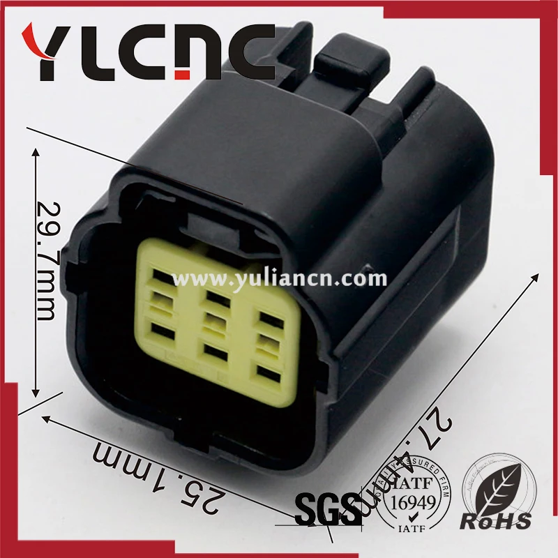 

HIGH QUALITY 6 Pin auto electric housing plug waterproof wiring harness female connector 174262-2