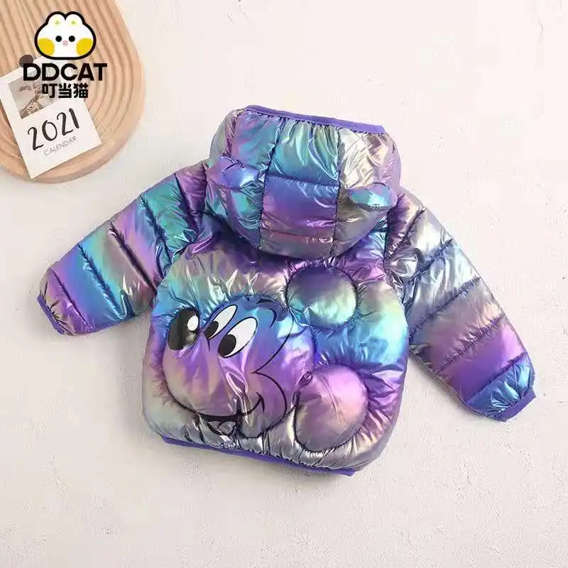 Детский легкий пуховик для девочек и мальчиков на белом утином пуху | Детская