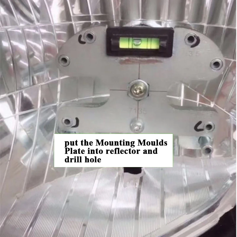 Монтажная пластина форма инструмент для модификации фар Koito Q5/Hella 3R G5