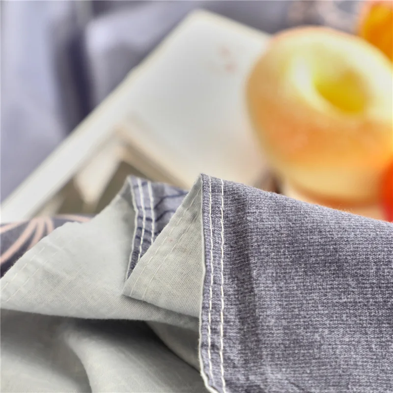 

1314 Active Printed Imitation Cotton Single-person Four-piece Set of Aloe Vera Cotton Skin Grinding Bedroom Students Bedding Set