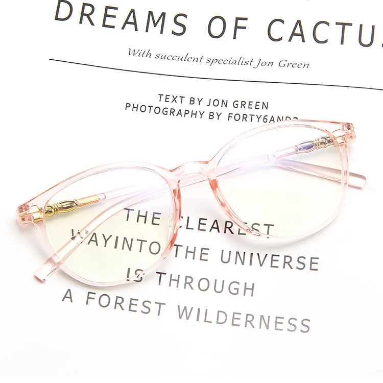 Новинка дизайнерское женское/Мужское стекло для очков es PC оптическое квадратное заднее защитное стекло es прозрачное черное стекло глаз синие линзы
