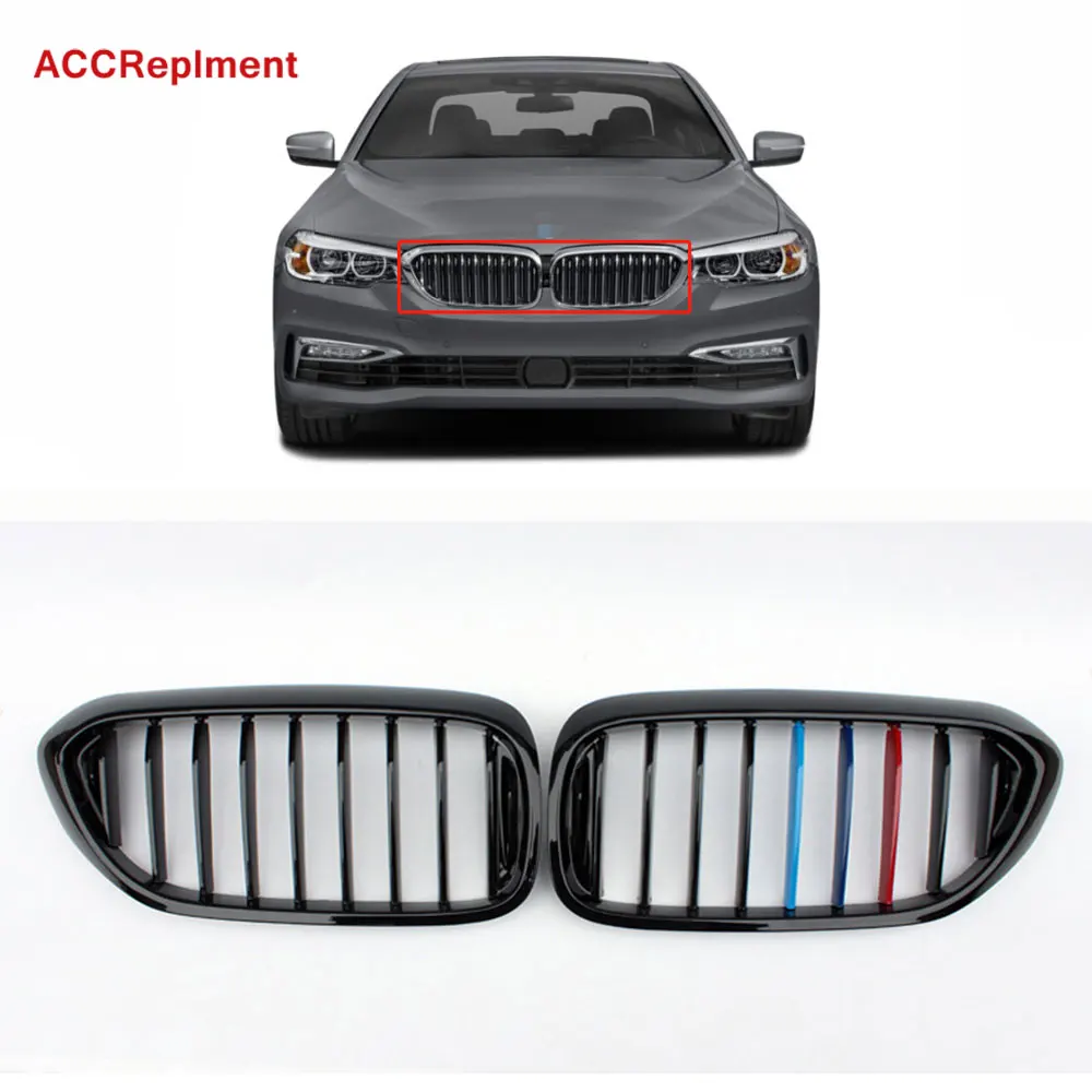 Решетка для переднего бампера одиночная двойная решетка BMW 5 серии G30 G38 2017-2020