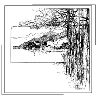 tree landscape clear stamps scrapbooking crafts decorate photo album embossing cards making clear stamps new