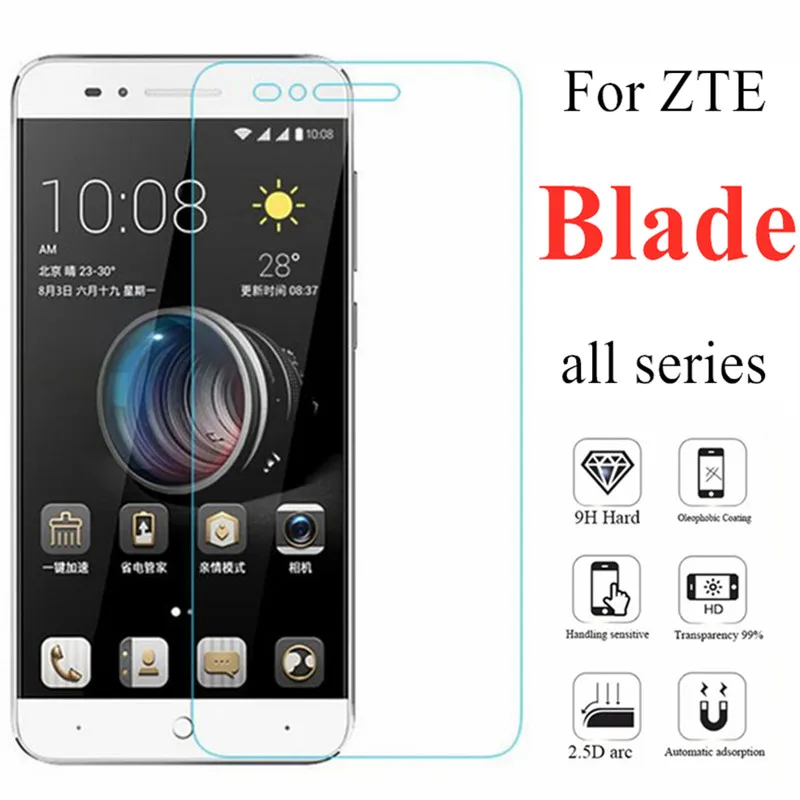 Защитное стекло для zte blade a6 a610 закаленное a601 plus a520 a512 a510 защитная пленка v7 lite