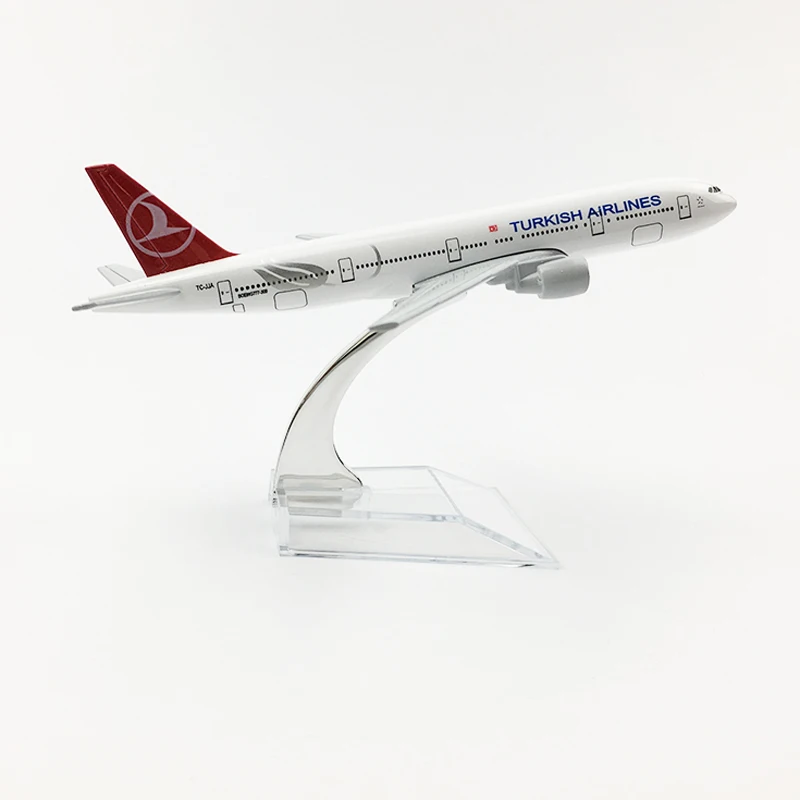 

Turkish Airlines Boeing 777 Airplane model Turkey 16CM B777 Plane model Alloy Metal Diecast Aircraft model Toy plane gift