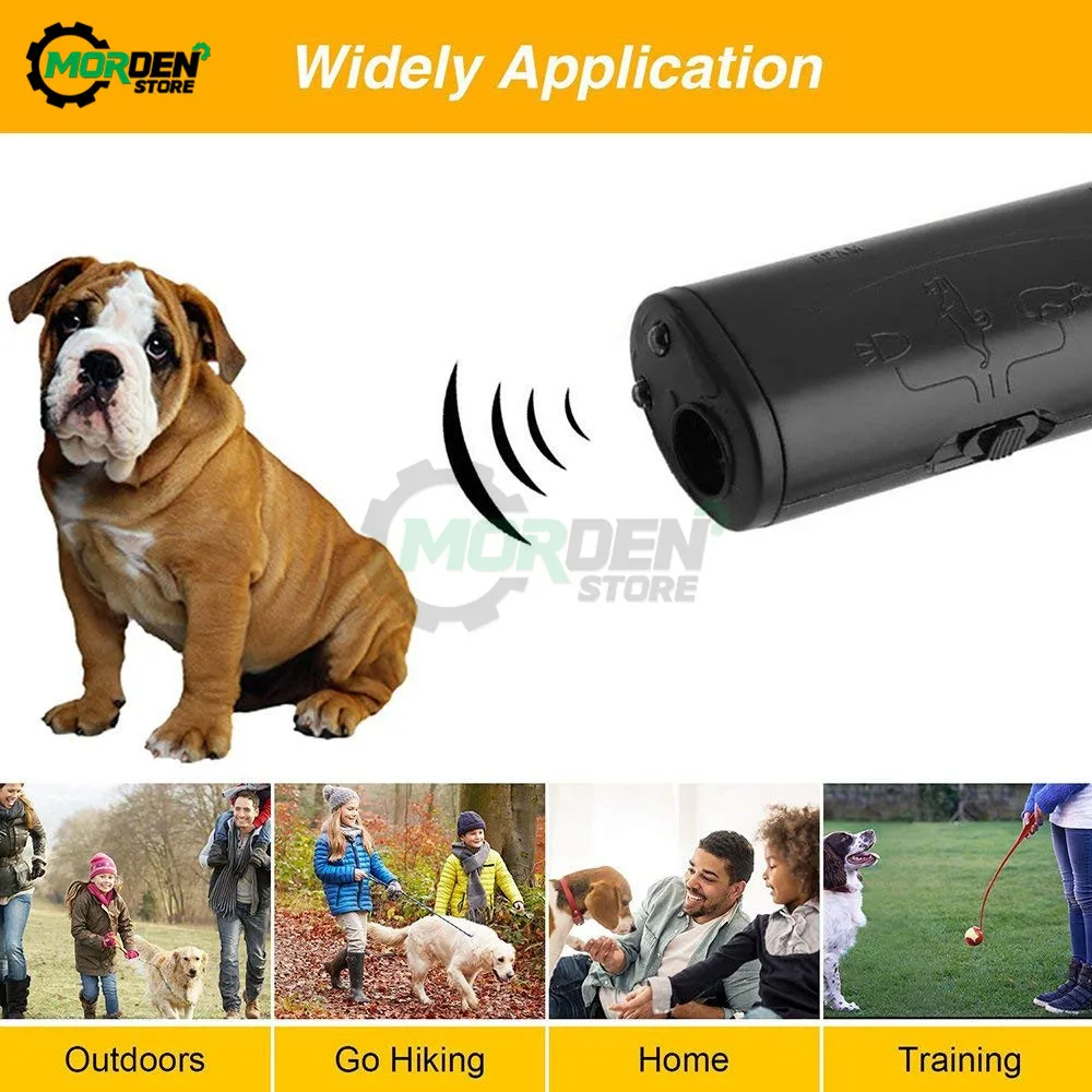 Ультразвуковой Отпугиватель для дрессировки собак 3 в 1 устройство контроля