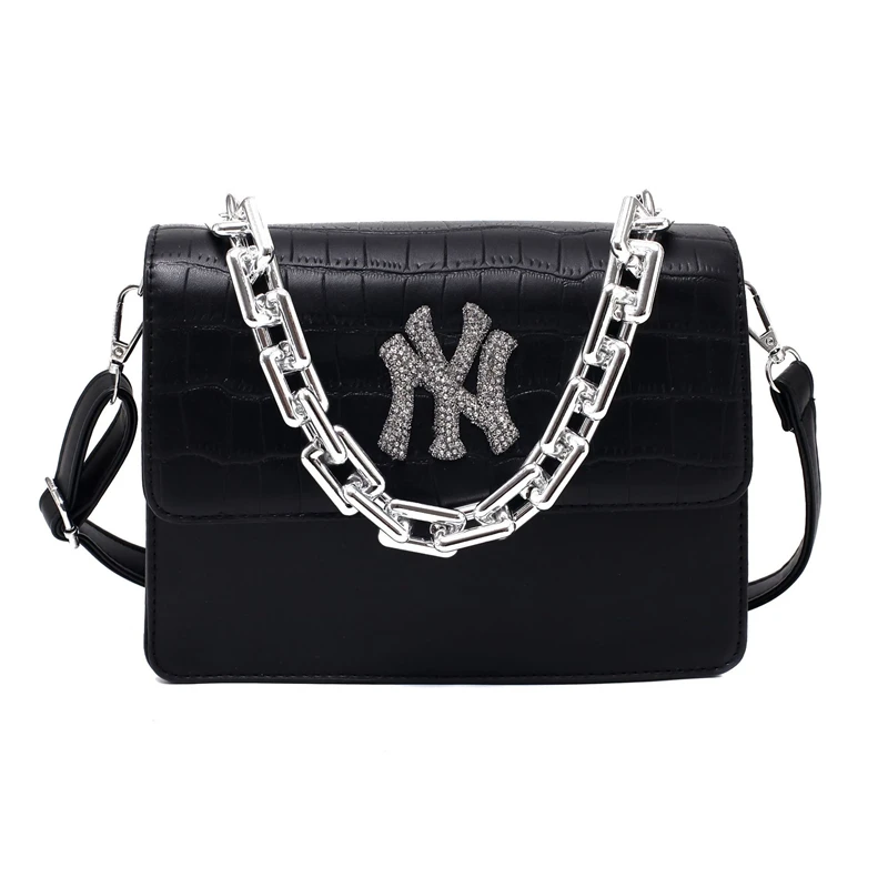 

Thick Chain Flap Bag for Women 2021 New Fashion Single Shoulder Messenger Bags Ladies Fashionable Purse Lipstic Handbag Channels
