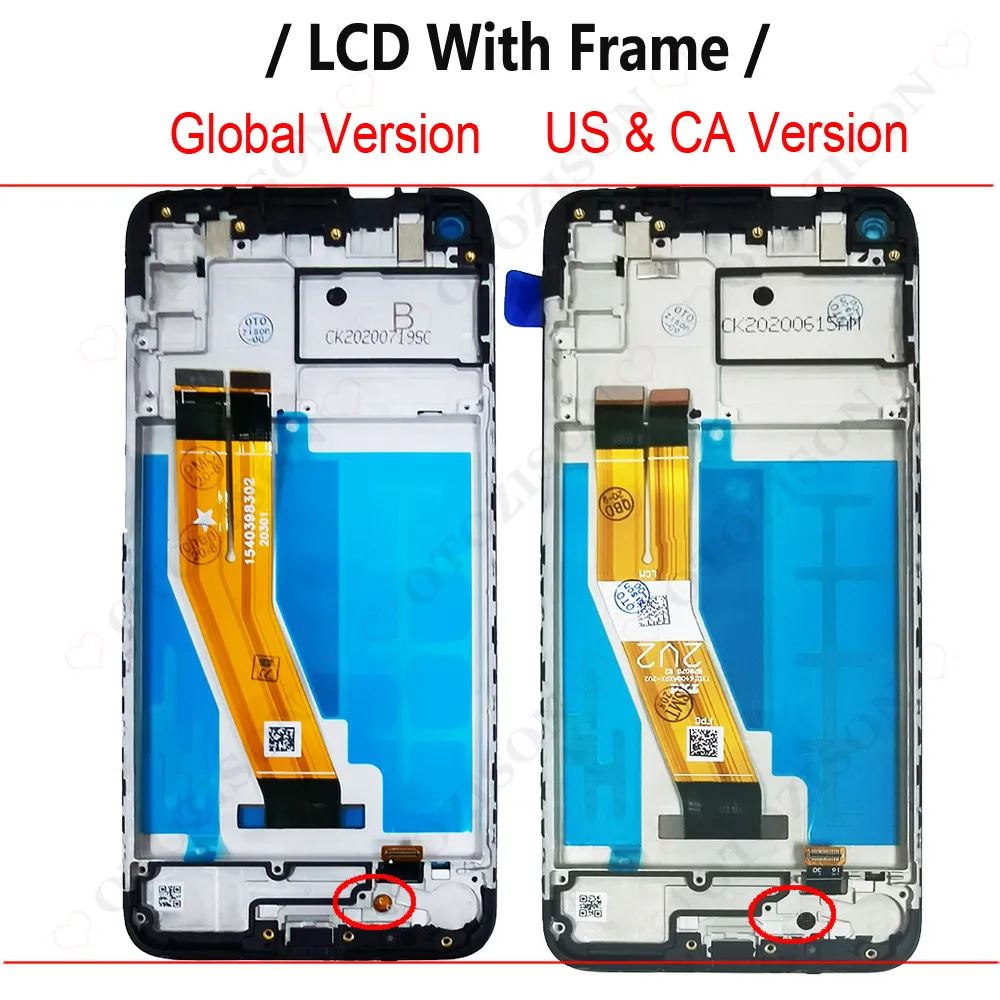 Cena Do Samsung Galaxy A11 M11 2020 LCD SM-A115F/DS A115 M115F M115 Wyświetlacz Z Ramką Ekran Dotykowy Digitizer Zgromadzenie Wymiana
