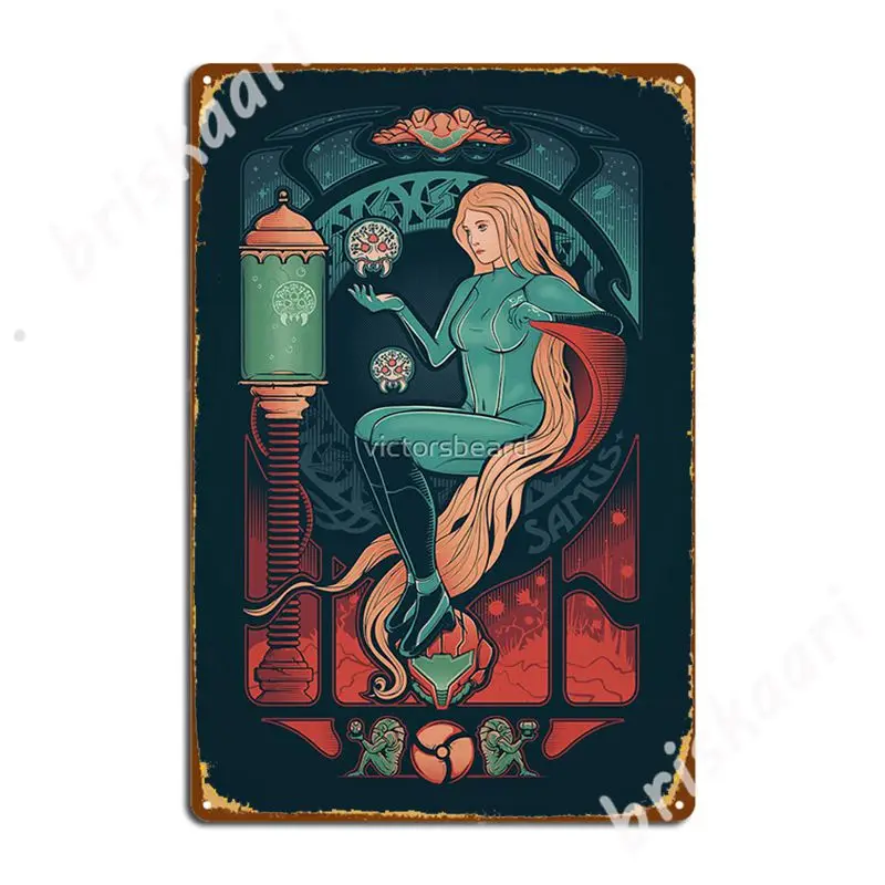 

Aran Nouveau Metal Signs Wall Decor Designing Wall Mural Party Tin sign Posters