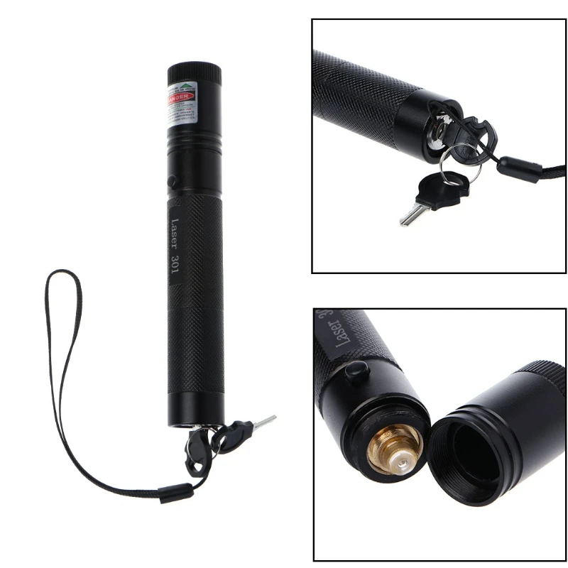 

Military 5mW 532nm 301 Green Pointer Pen Lazer Light Visible Beam Burn