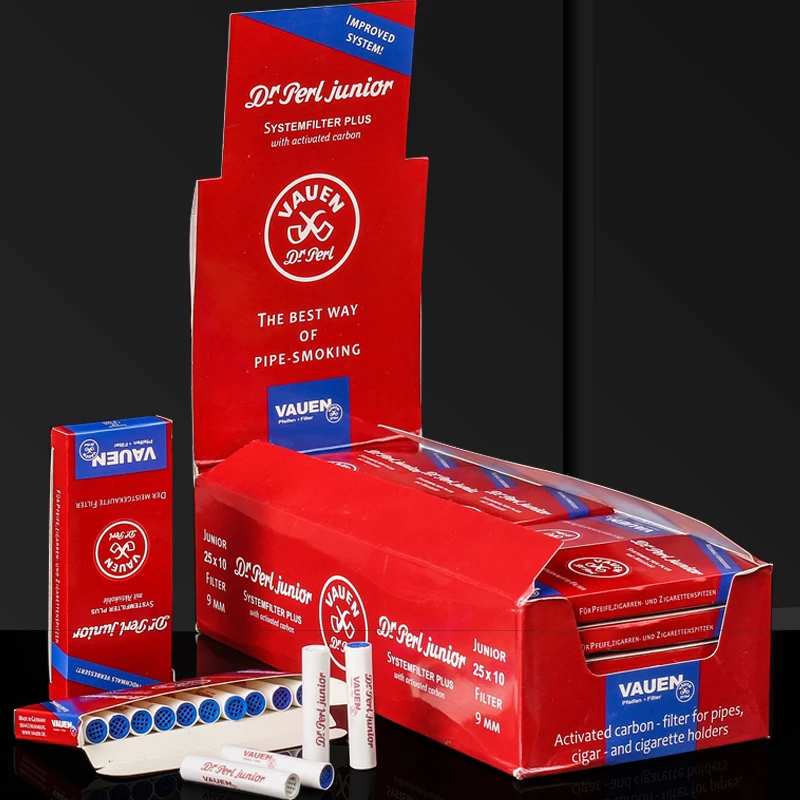 Оптовая продажа 250 фильтров в партии 9 мм стандартный фильтр для курительной