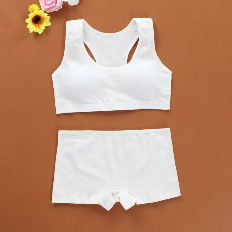 Комплект нижнего белья для девочек детский спортивный тренировочный