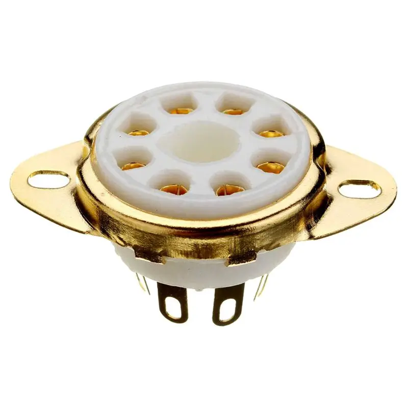 4 шт. 8 Pin керамическая розетка труба верхний вакуумный Octal значение для KT88 EL34 6V6 6650