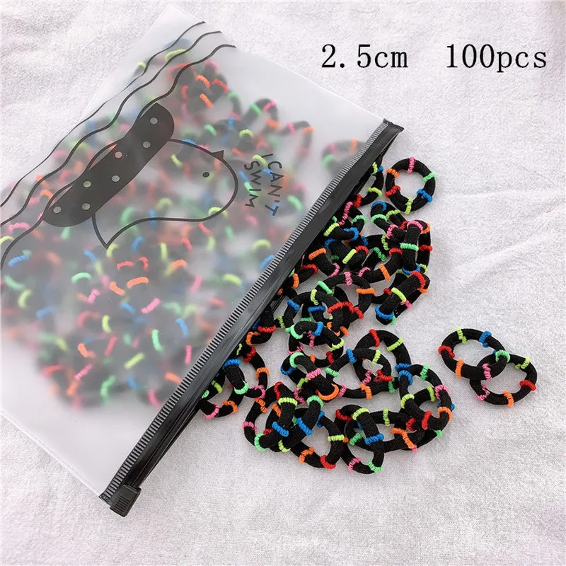 Женская резинка для волос эластичная лента аксессуары 100 шт.|Аксессуары девочек| |