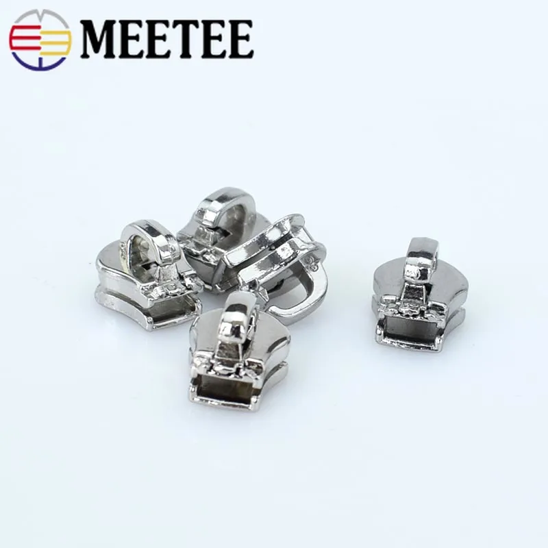 10/30pcs 5# Eco friendly Zipper Sliders For Metal Bag Head Zip Repair Kit Garment Clothing Accessories F2 16|Бегунки для молнии| |