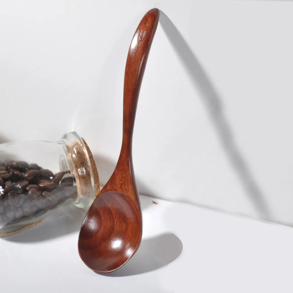 2021 1 шт. деревянная ложка для супа 100% натуральная длинная с ручкой китайская