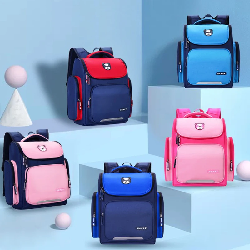 Ортопедические водонепроницаемые школьные рюкзаки для мальчиков и девочек