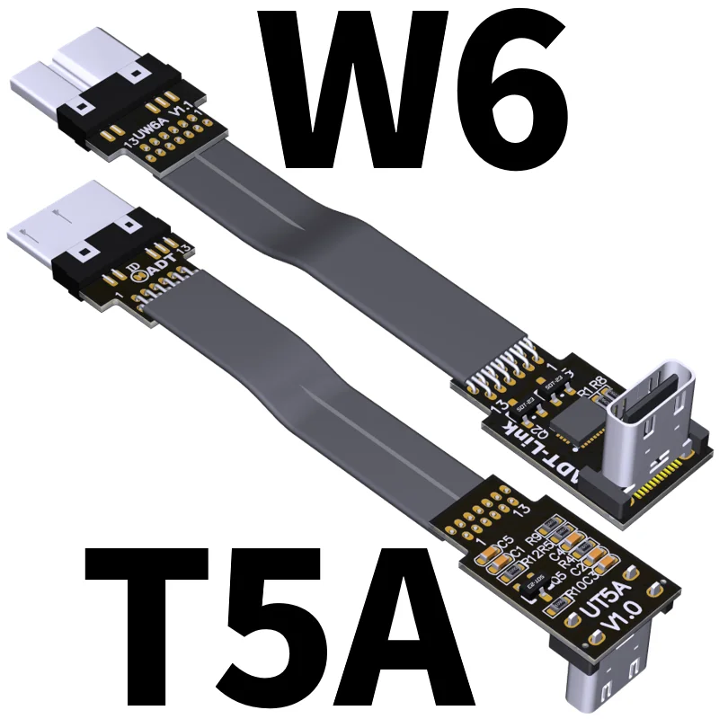 Кабель-адаптер типа C к Micro USB 3 0 Type-c 90 градусов 5-100 см плоский 1 Micro-B OTG FPV 3A 5 Гбит/с |