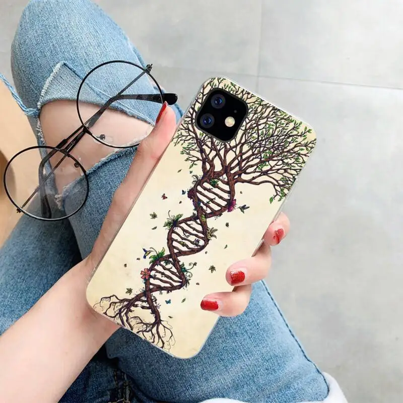 HPCHCJHM DNA на заказ фото мягкий чехол для телефона iPhone 11 pro XS MAX 8 7 6 6S Plus X 5S SE 2020 XR |