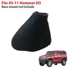 Подходит для Hummer H3 2005-2011 автоматический кожаный рычаг переключения передач черного цвета