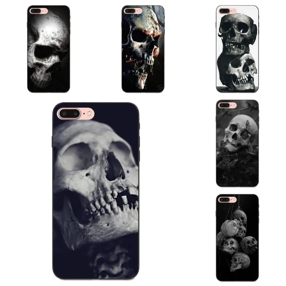 Потрясающий узкий череп с привидениями для Xiaomi Redmi Note 2 3 4 4A 4X 5 5A 6 6A 7 Go Plus Pro S2 Y2