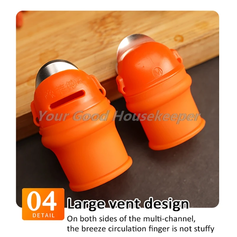 

Silicone thumb knife finger protector gear vegetable harvester pinch plant blade
