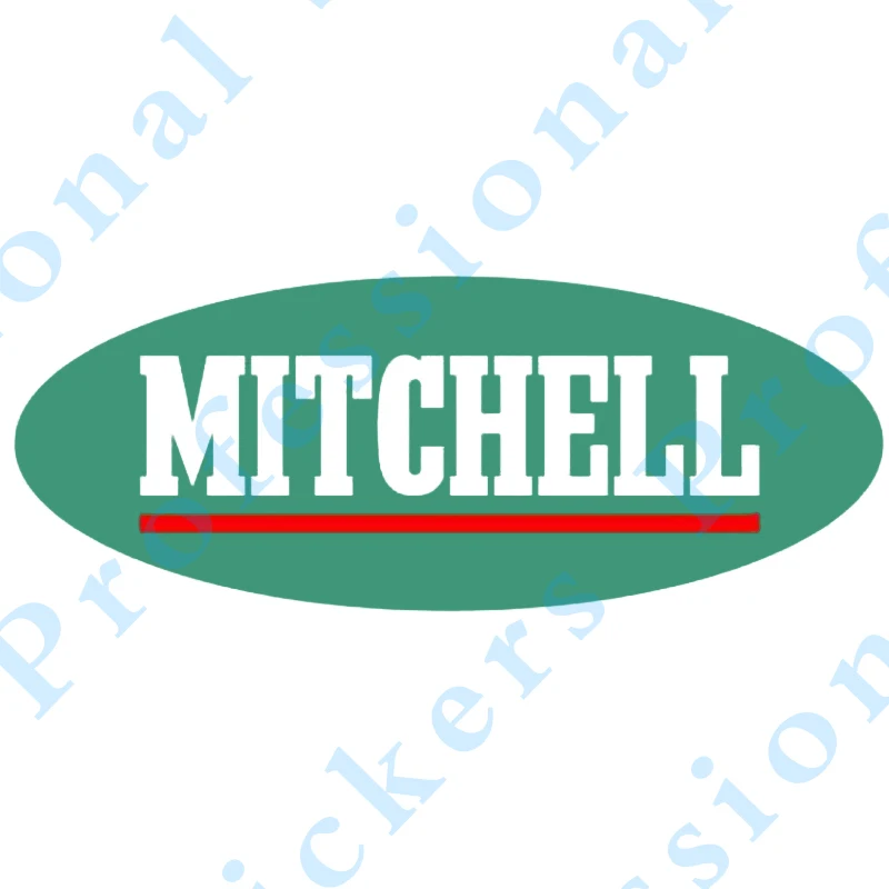 

Mitchell High Quality Decal Sticker Fishing Tackle Box Reel Fishing Boat Trailer Car High Waterproof Fishing Brand Stickers