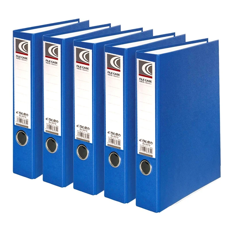 

DL DINGLI File Case 35 Mm PP Plastic Box Blue, Pack Of 5