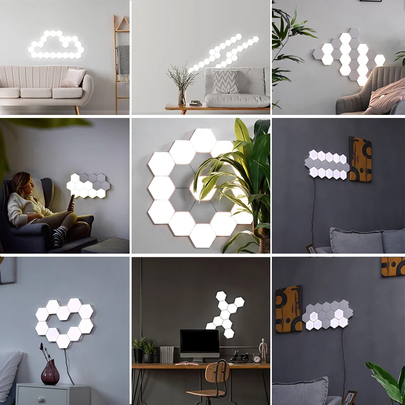 INS Стиль Настенный светильник Сращивание ручной сенсорный яркий модульный