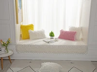 silky fluffy cushion modern home decoration plush plush cushion childrens play mat sofa living room bedroom bedside cushion bal