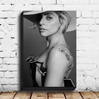 Hd с принтом персонажа, украшение для дома, фотографии, Леди Гага Стены Модульная художественная картина музыка плакат, картина для Гостиная рамка